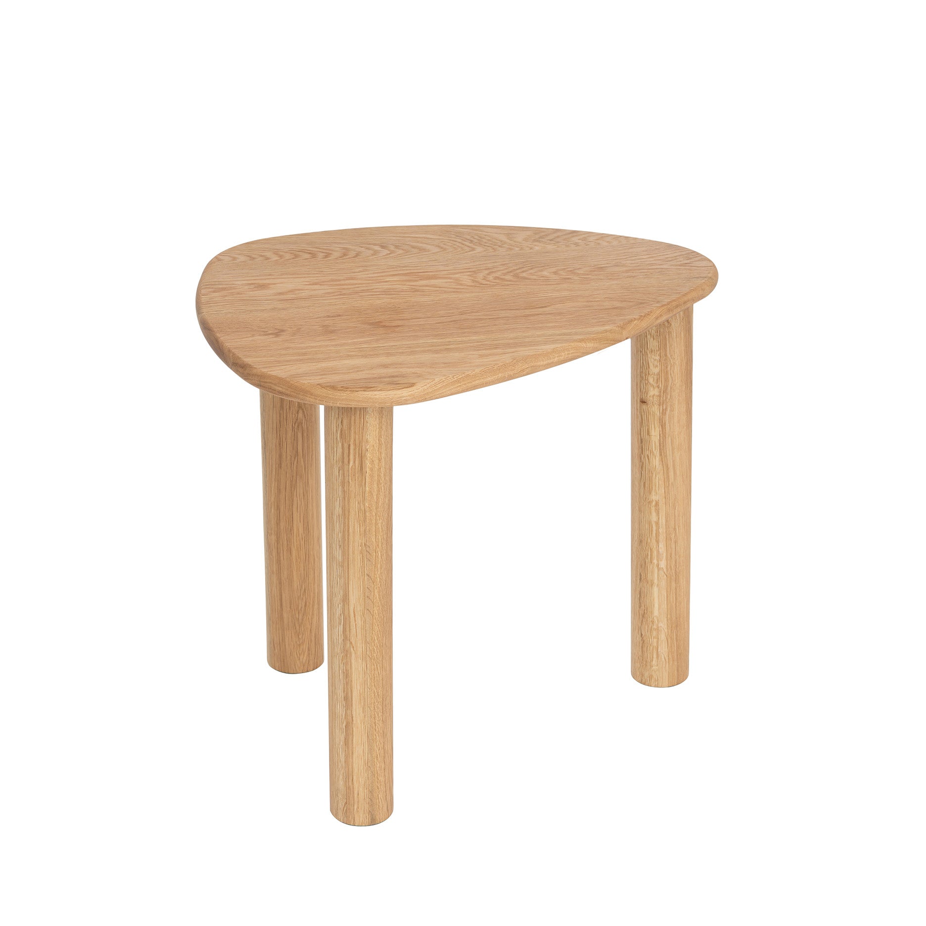 Pebble sidebord H45 cm, FSC-certificeret egetræ